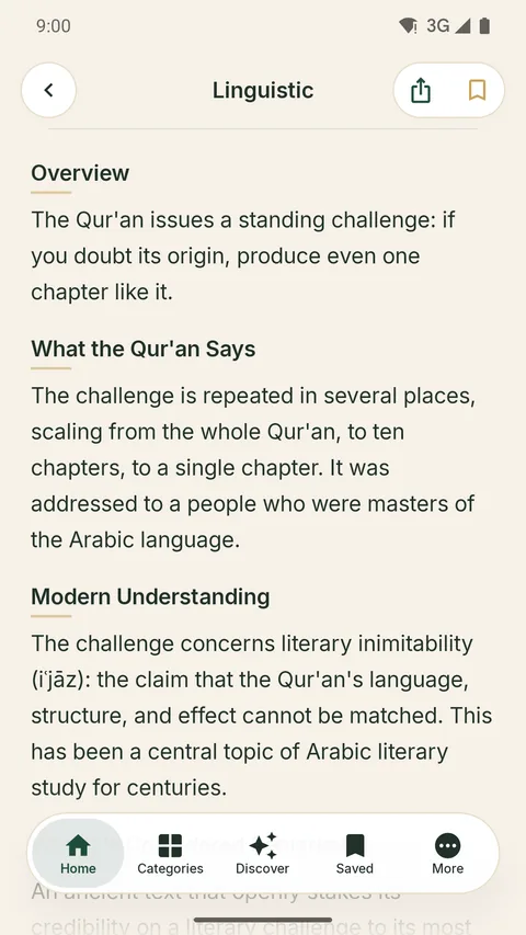 What the Qur'an says