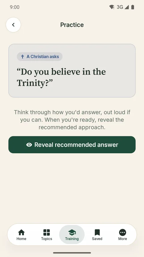 Think, then reveal